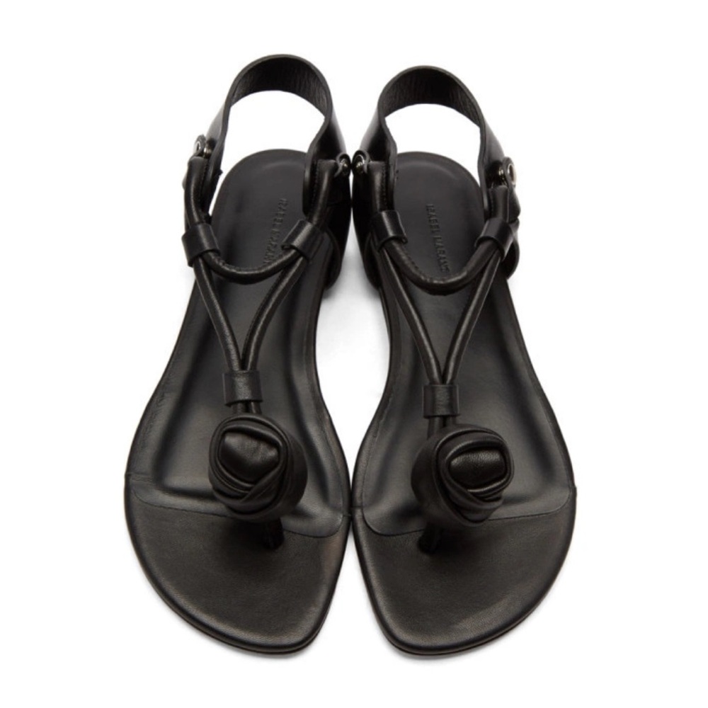 Isabel Marant Leather T-Strap Sandals